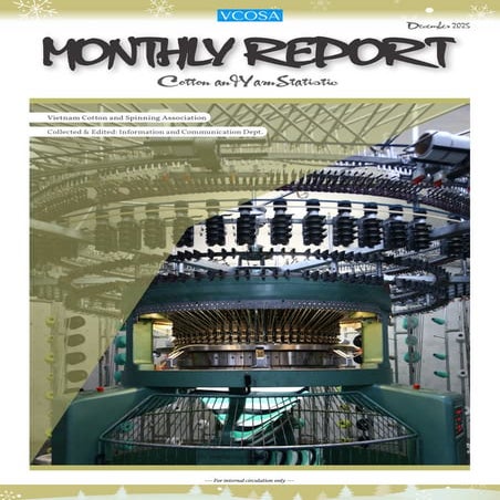[VCOSA] Monthly Report - Cotton & Yarn Statistics December 2025 | PDF