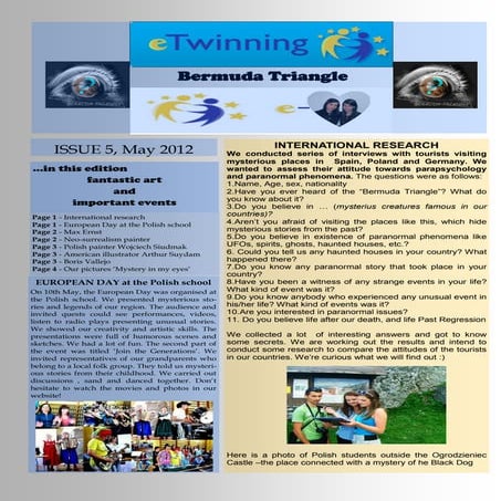 Newsletter edition5 -  fantastic in art and events