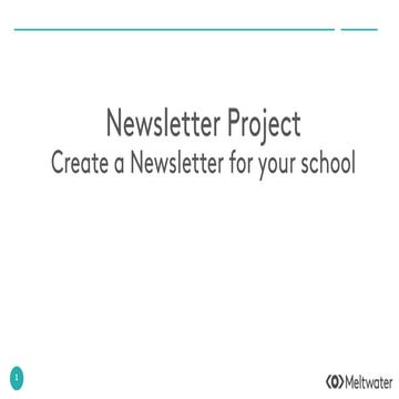 Step by Step Guide to Using Meltwater | DOCX