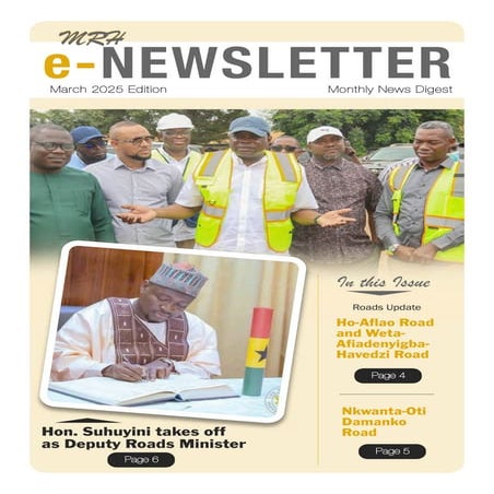 Ministry of Roads and Highways - E-NEWSLETTER