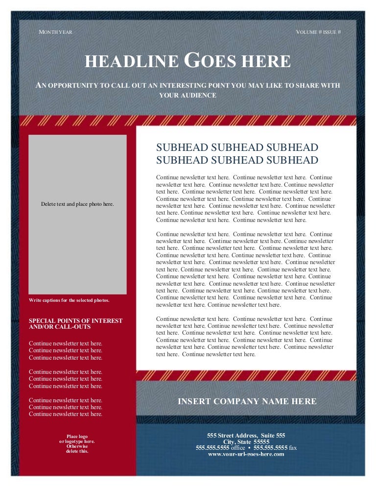 Newsletter (Legal Classic Design)