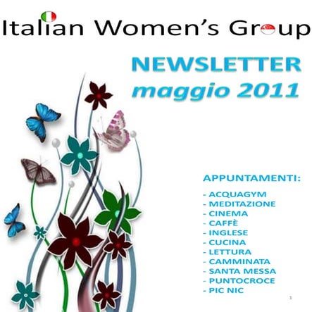 Newsletter di maggio