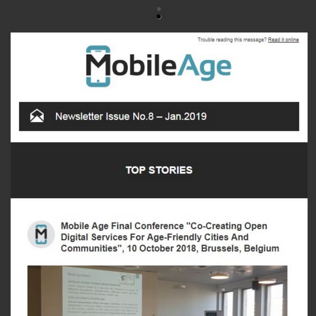 Mobile Age Newsletter No.8 - January 2019