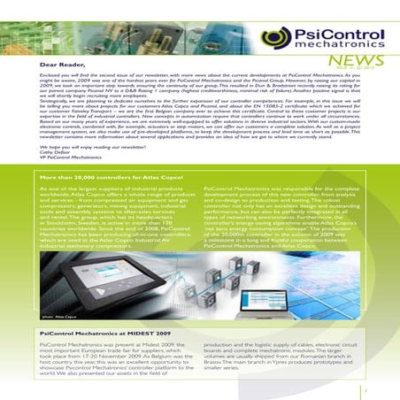 Newsletter PsiControl Mechatronics 2