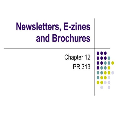 Newsletters Ezines Brochures