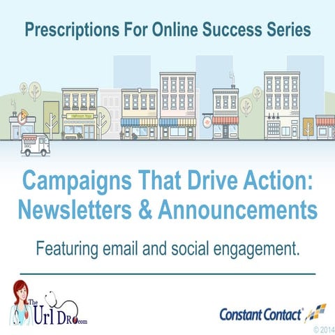 How to Use Email Newsletters & Announcements to Drive Action