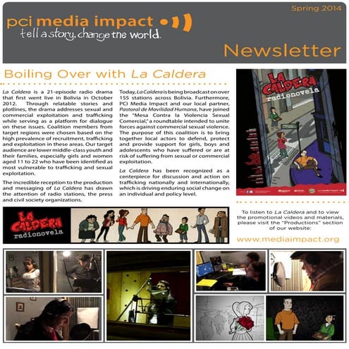 PCI Media Impact Spring 2014 Newsletter 