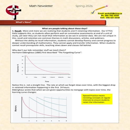 Enhancing Math Retention: Strategies for Long-Term Learning and ...