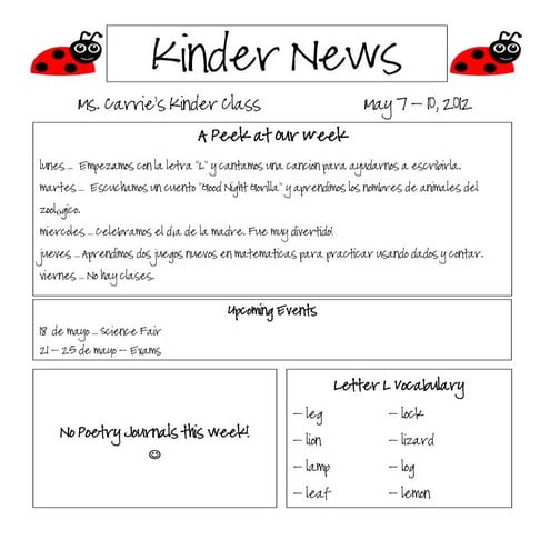 Newsletter, week 16 pdf