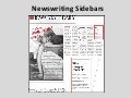 writing a good lead or lede newspaper sidebar