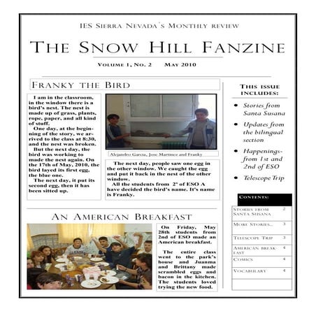 The Snow Hill Fanzine 2