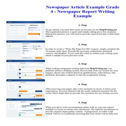 Newspaper Article Example Grade 4 - Newspaper Report Writing Example | PDF