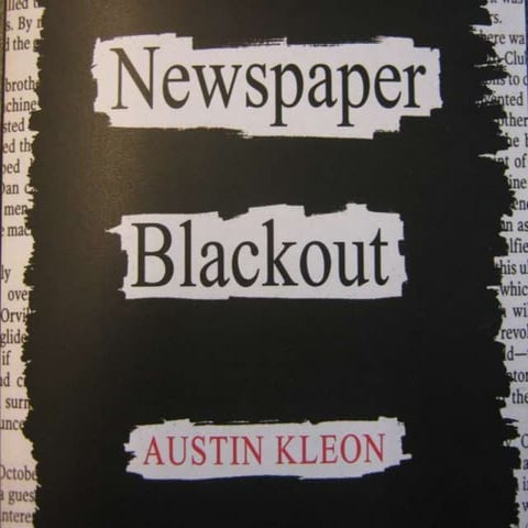 Newspaper Blackout Examples
