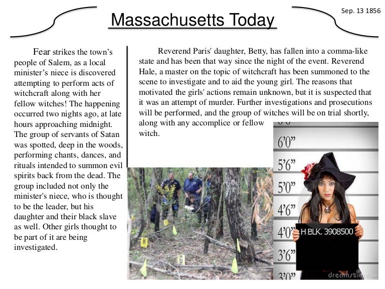 The crucible creative project