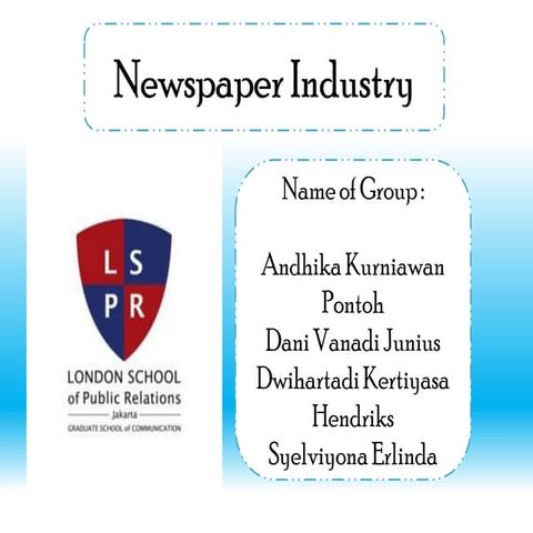 Production process of a newspaper | DOCX