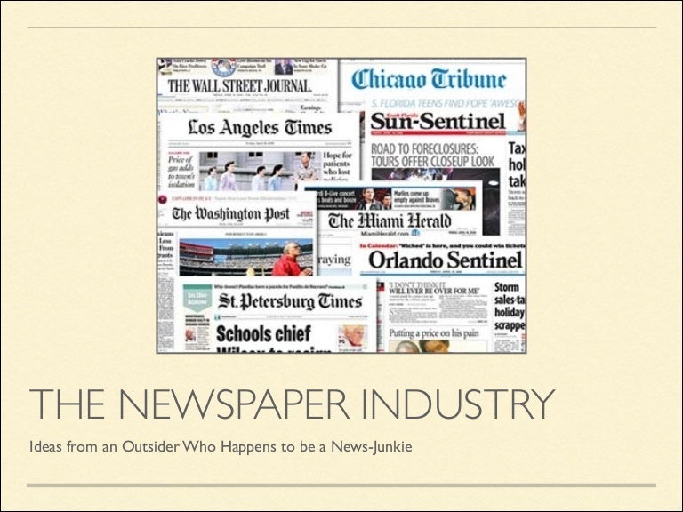 Newspaper industry