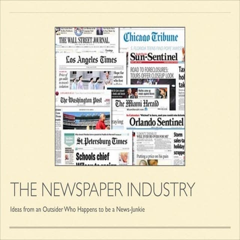 Newspaper industry