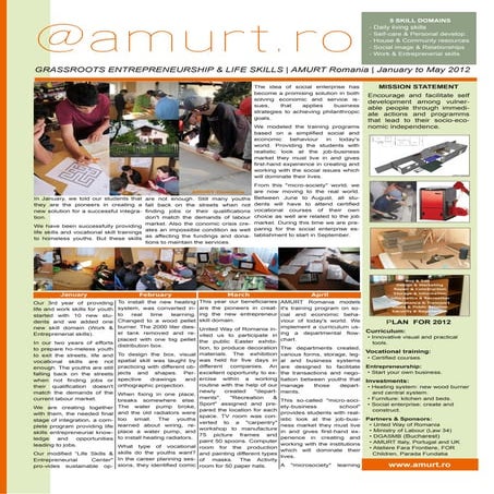 AMURT Romania News Paper (January to May 2012)