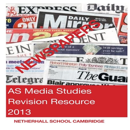Newspaper revision guide 2013 revision