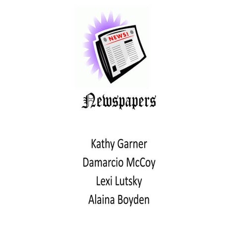 Structure of Newspaper Organisation | PPTX