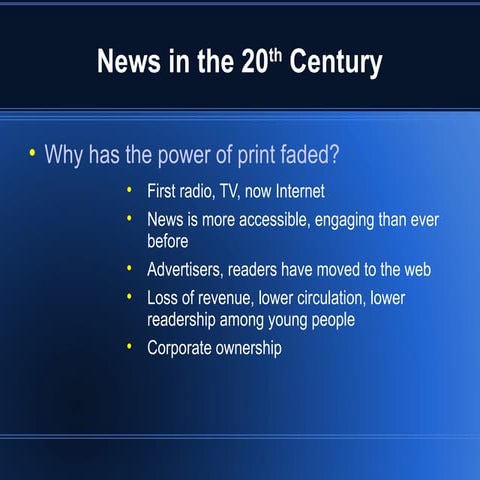 Newspapers & democracy  2ndpt