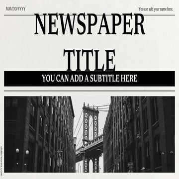 Newspaper style presentation template · SlidesMania.pptx