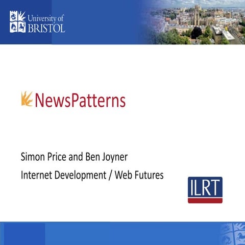 NewsPatterns - visualisation layer of news feed mining