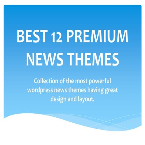 News Portal Wordpress Themes