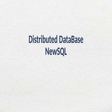 SQL vs No SQL vs NewSQL for online transactional processing.pptx