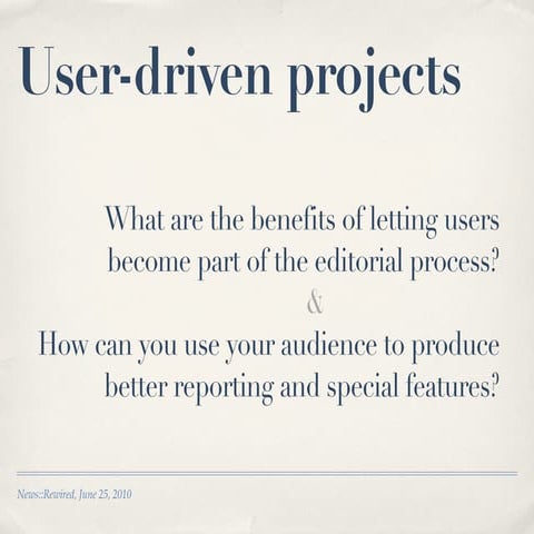 News rewired presentation