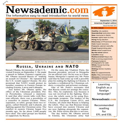 Newsademic 5 September 2014