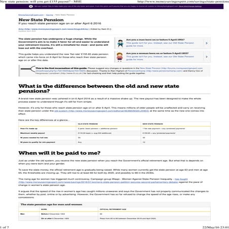 New UK state pension explained