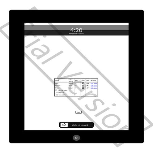 iPad Storyboard - click thro'