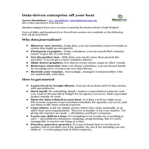 Mendelson: Driving daily enterprise coverage