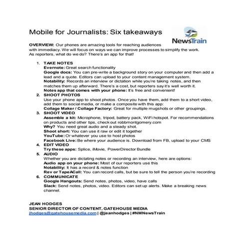 mobile journalism tools and apps overview.pptx