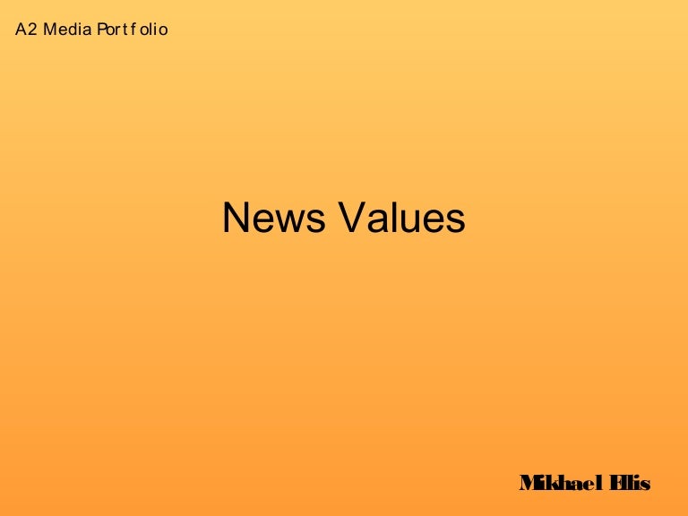 News values media