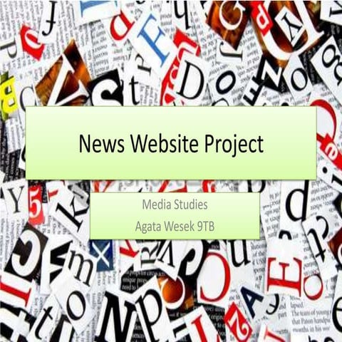 News website project