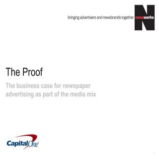 Newsworks Capital One effectiveness