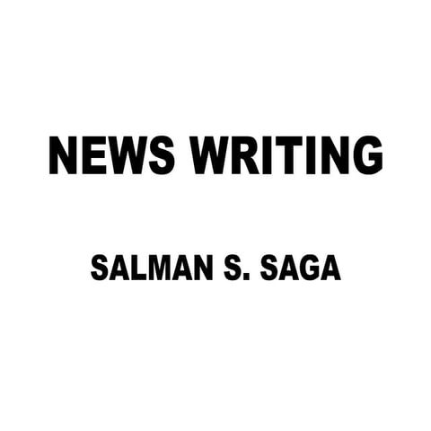 Saga News Writing