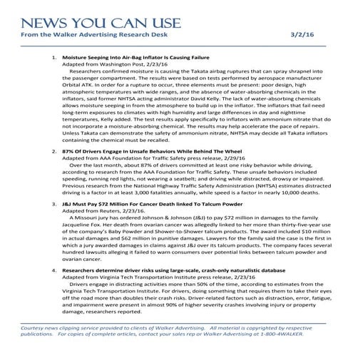 March 2016 Recall Register | PDF