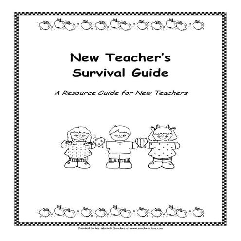 New teachers' survival kit