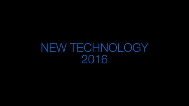 New Technology 2016 L01 Introduction