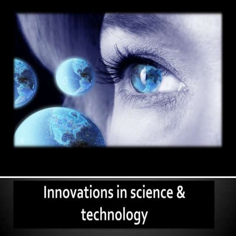 New techologies in science by szabis tians