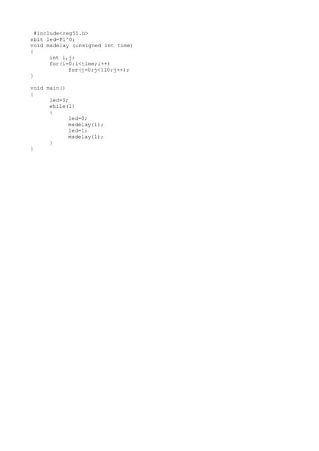 Simple FOR LOOP arduino board | TXT