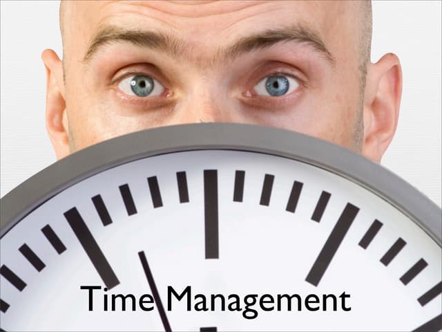 New Time Management power point presentation