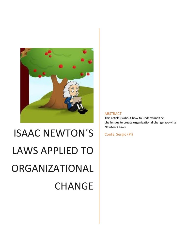 Newton And Organizational Change