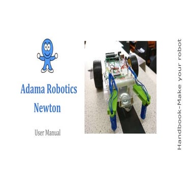 Newton manual-1.1- Line Follower Robot - Adama Robotics