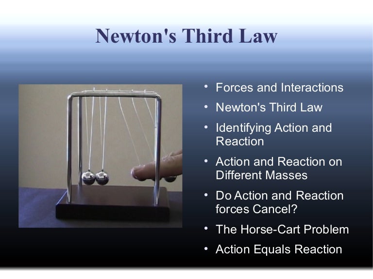 Newtons 3rd Law