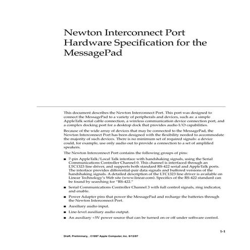 Newton serial adpter_specs_wiring_interconnect
