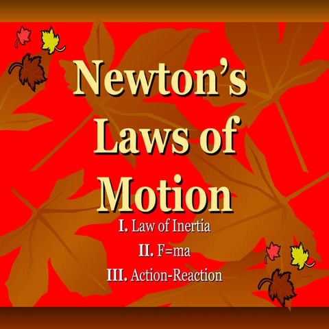 Chapter 3 newton's first law | PPTX